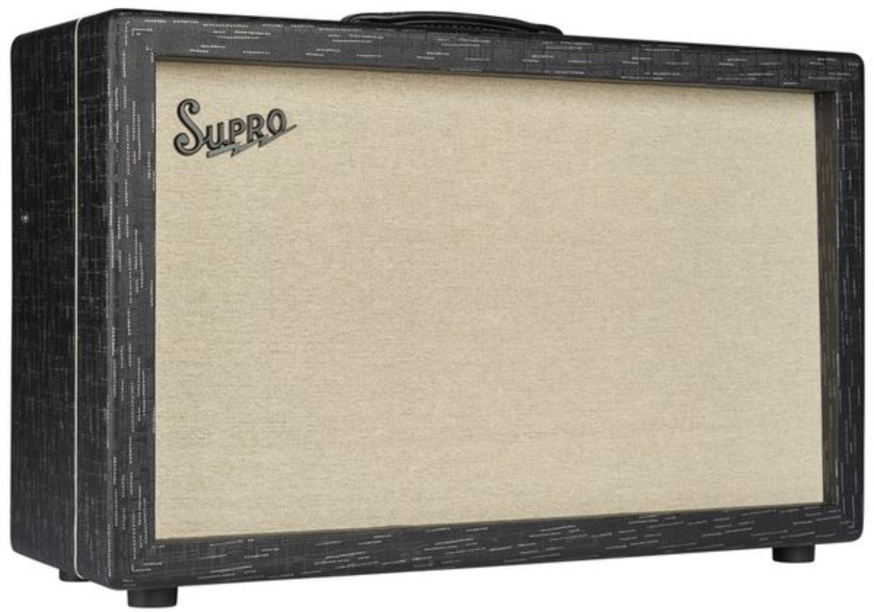Supro Royale 2x12 1933r 50w 2x12 Black Scandia - Combo für E-Gitarre - Main picture