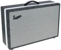 Boxen für e-gitarre verstärker Supro Black Magick Cab 2x12 - Black Rhino Hide