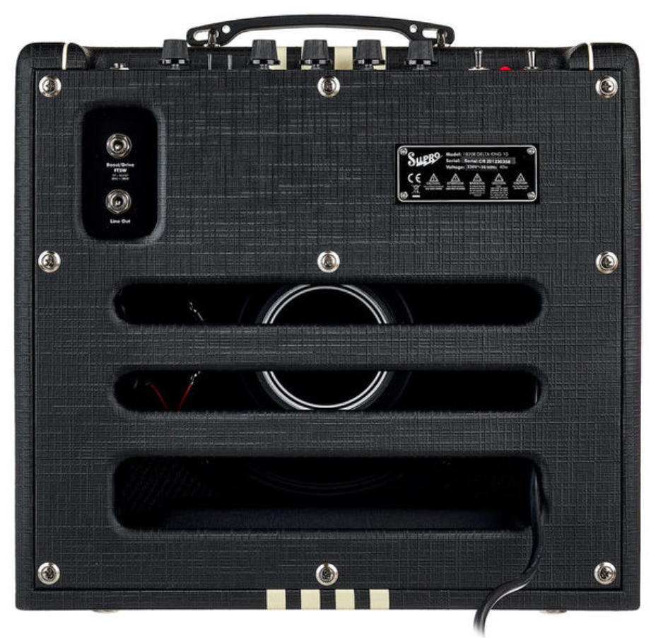 Supro Delta King 10 Combo 5w 1x10 Black/cream - Combo für E-Gitarre - Variation 1