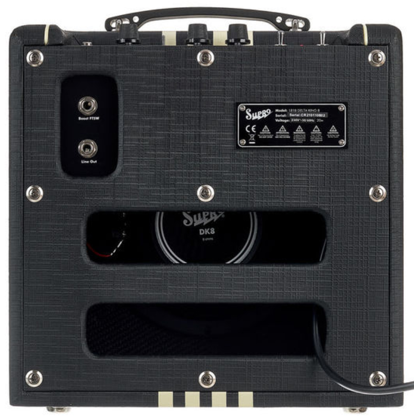 Supro Delta King Combo 8 1w 1x8 Black/cream - Combo für E-Gitarre - Variation 1