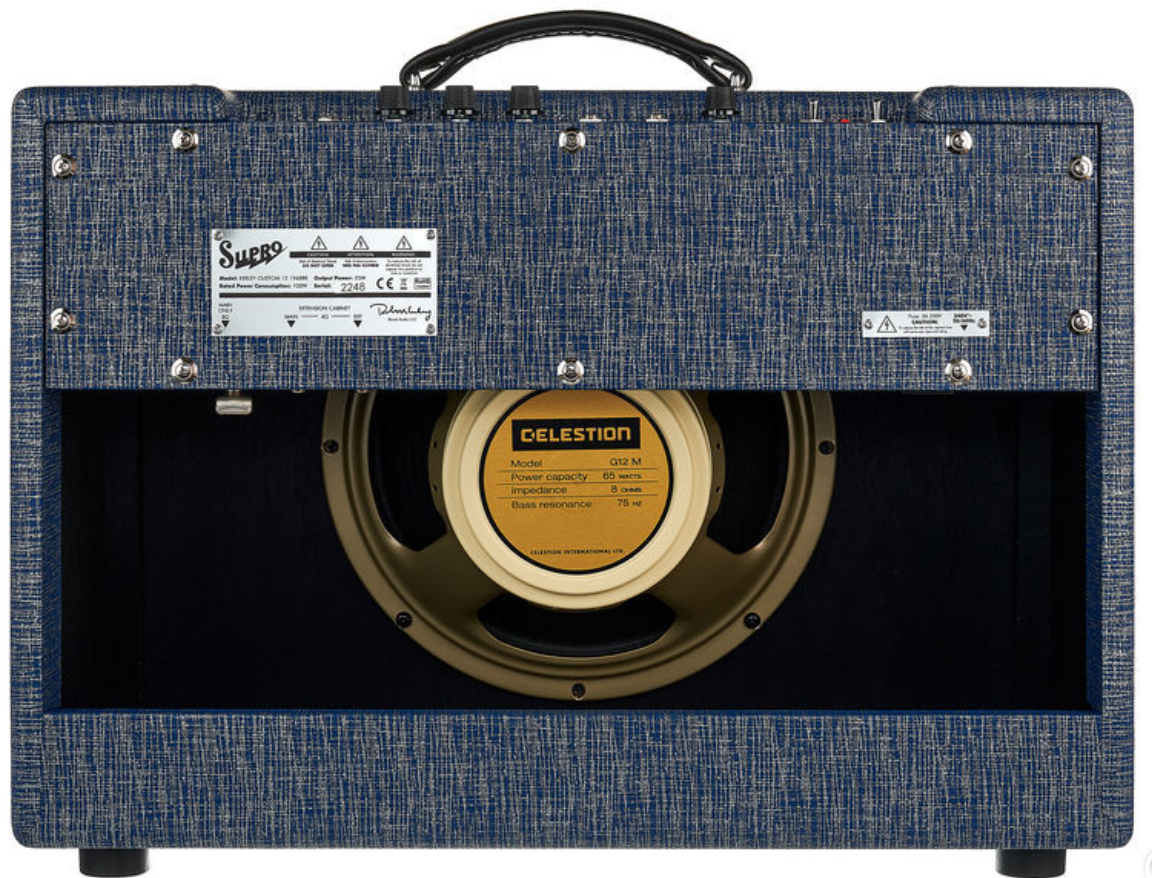 Supro Keeley Custom 12 25w 1x12 Blue Rhino Hide - Combo für E-Gitarre - Variation 1