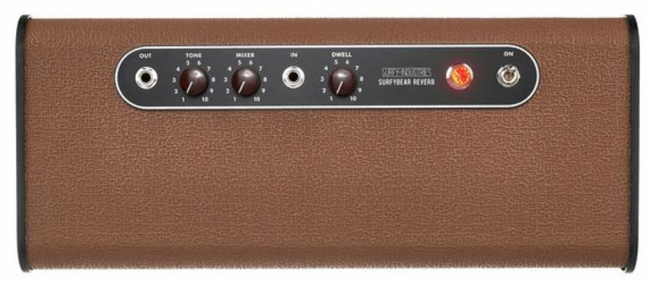 Surfy Industries Surfybear Classic Reverb V2 Brown - Reverb/Delay/Echo Effektpedal - Variation 2