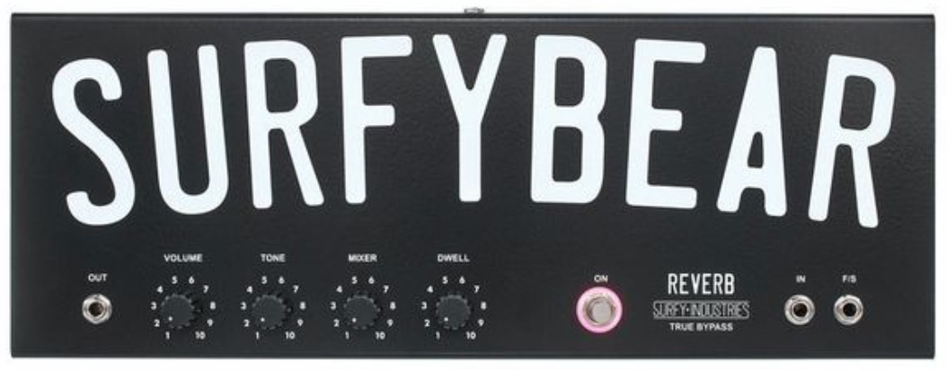 Surfy Industries Surfybear Metal Reverb Black - Reverb/Delay/Echo Effektpedal - Variation 3