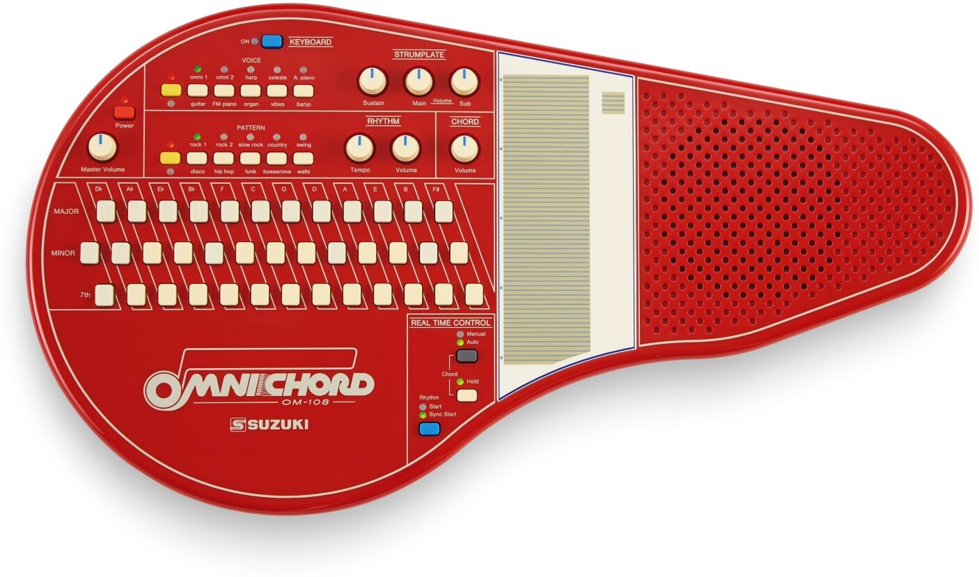 Suzuki Omnichord Om-108 Red - Synthesizer - Main picture