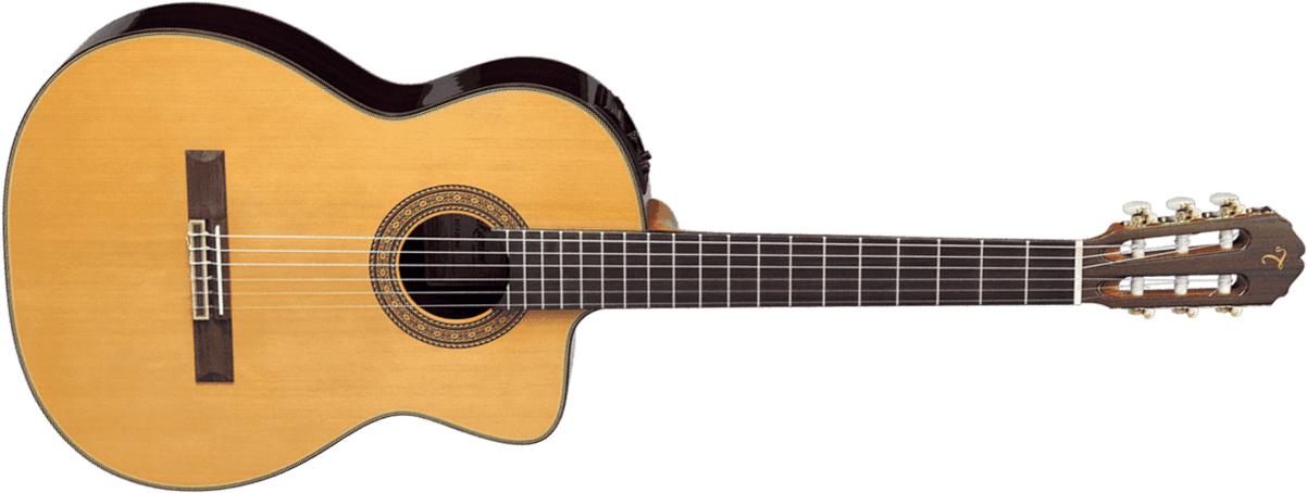 Takamine Ec132sc Jap 4/4 Cw Cedre Palissandre Rw - Natural - Konzertgitarren 4/4 - Main picture