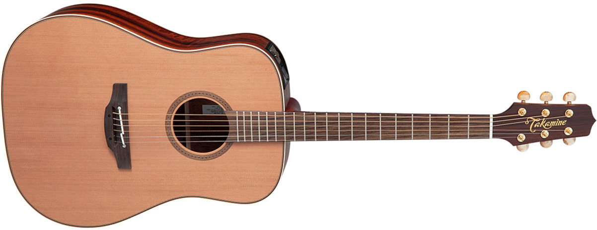 Takamine Fn15 Ar Ltd Dreadnought Cedre Palissandre Rw - Natural Satin - Elektroakustische Gitarre - Main picture