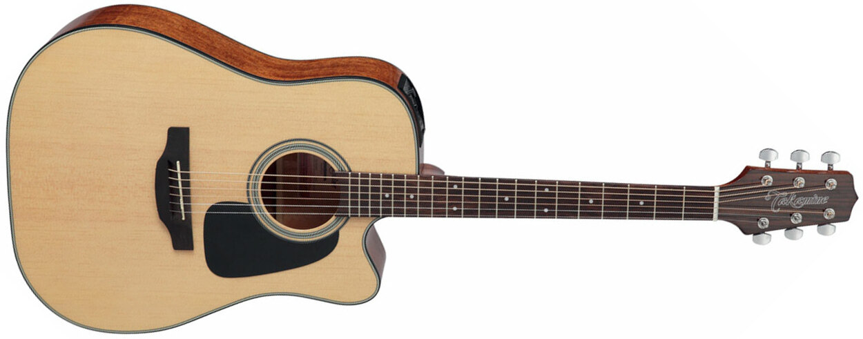 Takamine Gd15ce-nat Dreadnought Cw Epicea Acajou Rw Tp-4t - Natural Gloss - Elektroakustische Gitarre - Main picture