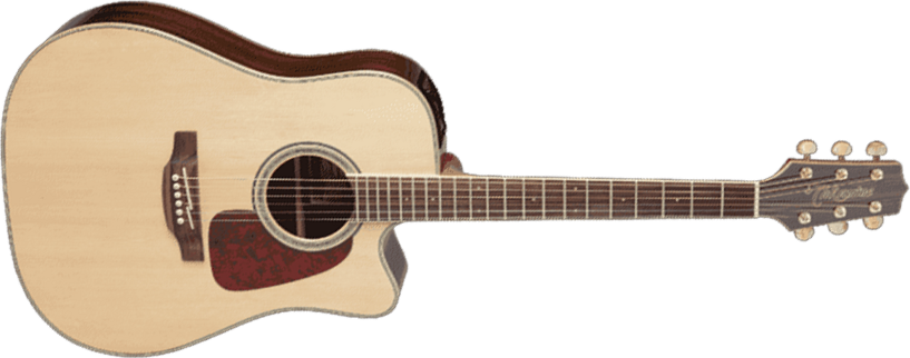 Takamine Gd71ce-nat Dreadnought Cw Epicea Palissandre - Natural Gloss - Elektroakustische Gitarre - Main picture