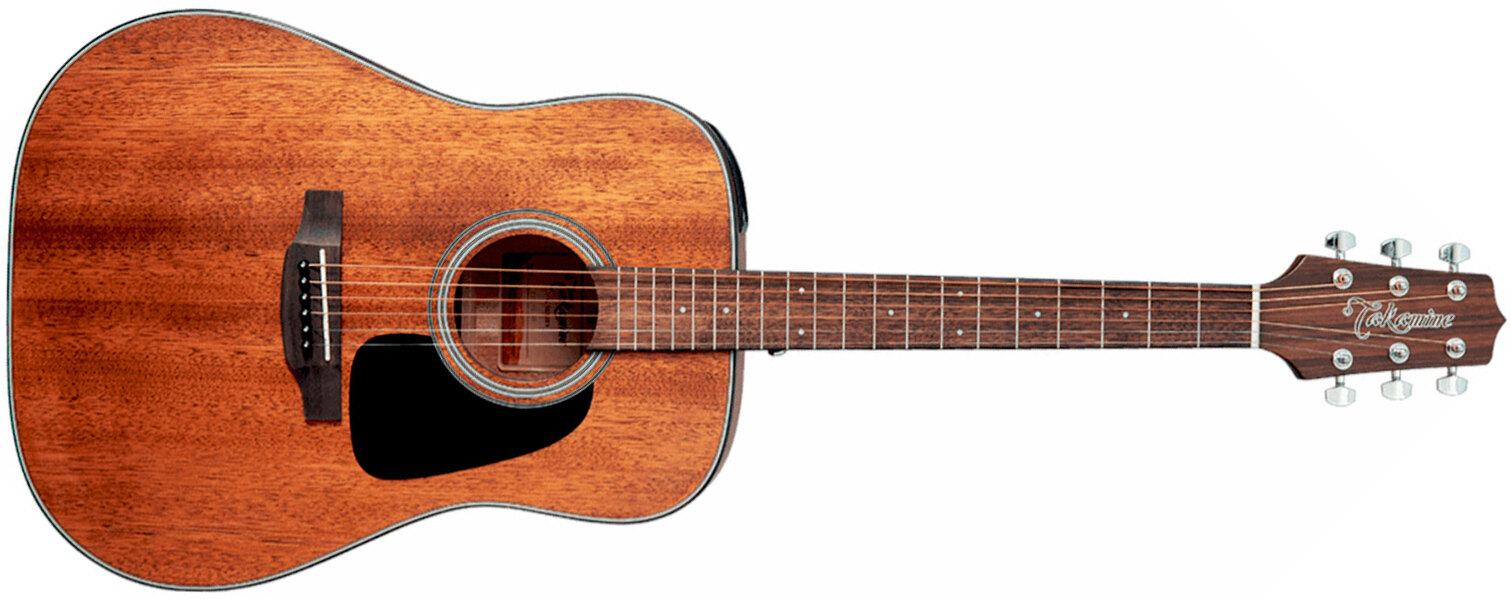 Takamine Gld11e Ns Dreadnought Tout Acajou Jat - Natural Satin - Westerngitarre & electro - Main picture