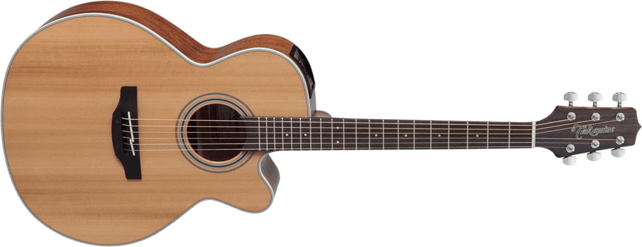 Takamine Gn20ce-ns Nex Cw Cedre Acajou - Natural Satin - Elektroakustische Gitarre - Main picture