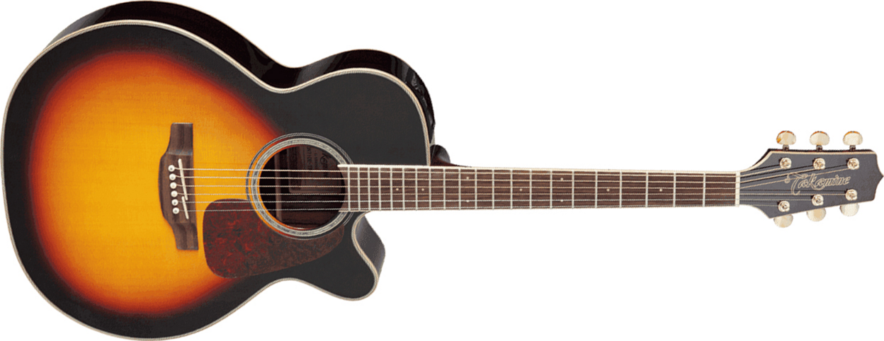 Takamine Gn71ce-bsb Nex Grand Auditorium Cw Epicea Palissandre - Brown Sunburst - Elektroakustische Gitarre - Main picture