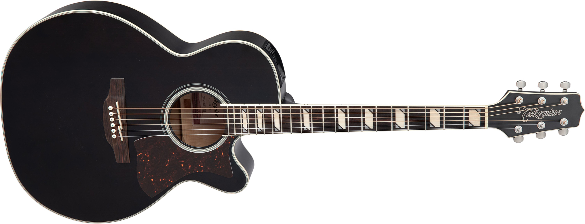 Takamine Gn73ce-sb Nex Grand Auditorium Epicea Erable Rw - Satin Black - Folk-Gitarre - Main picture