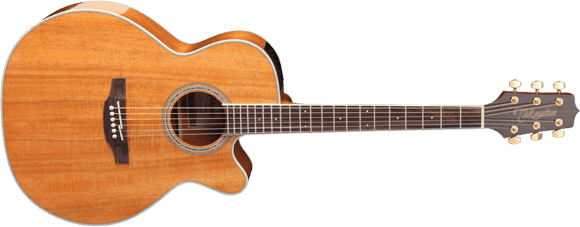 Takamine Gn77kce Nat Nex Cw Tout Koa Lau - Natural - Westerngitarre & electro - Main picture