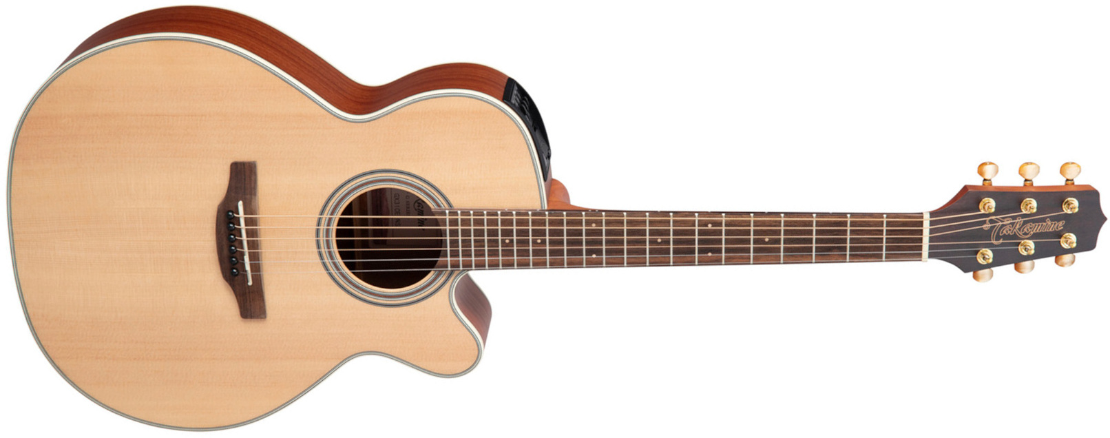 Takamine Nex Gx31ce-ns Epicea Sapele Cw - Natural Satin - Reise-Folkgitarre - Main picture