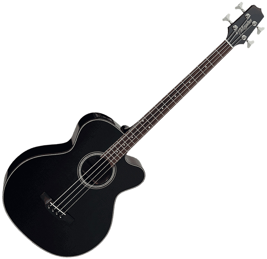 Takamine Gb30ce-blk Epicea Acajou 2014 - Black - Akustische Bass - Variation 1