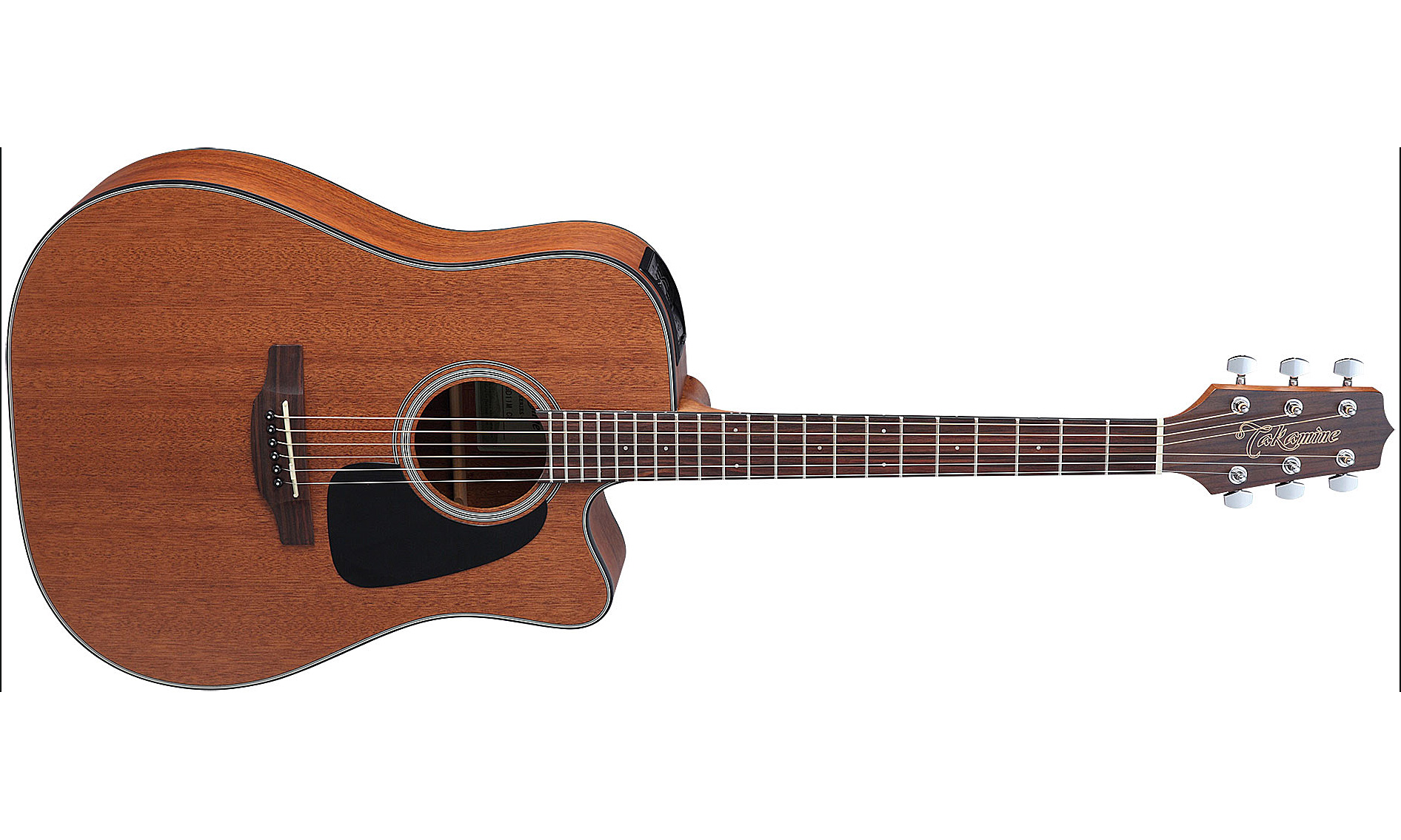 Takamine Gd11mce-ns Dreadnought Cw Tout Acajou - Naturel Satin - Elektroakustische Gitarre - Variation 1