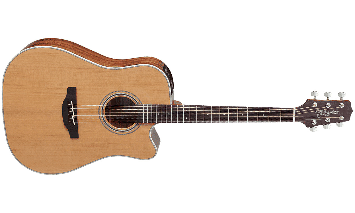 Takamine Gd20ce-ns Dreadnought Cw Cedre Acajou - Naturel Satin - Elektroakustische Gitarre - Variation 4