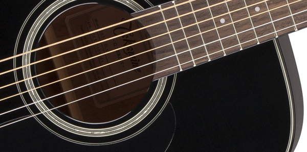 Takamine Gd30-blk Dreadnought Epicea Acajou - Black - Westerngitarre & electro - Variation 3