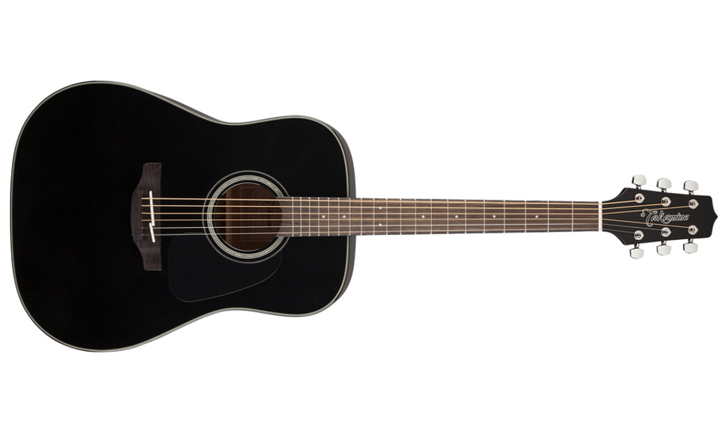 Takamine Gd30-blk Dreadnought Epicea Acajou - Black - Westerngitarre & electro - Variation 1