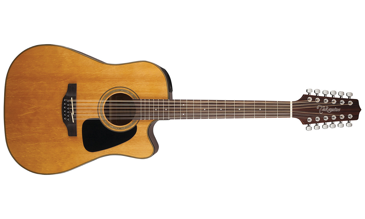 Takamine Gd30ce12 Nat Dreadnought Cw 12-cordes Epicea Acajou - Natural Gloss - Elektroakustische Gitarre - Variation 1