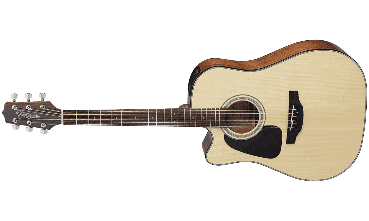 Takamine Gd30celh-nat Dreadnought Cw Gaucher Epicea Acajou - Natural Gloss - Elektroakustische Gitarre - Variation 1