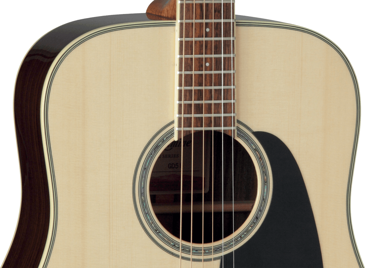 Takamine Gd51-nat Dreadnought Epicea Palissandre - Gloss Natural - Westerngitarre & electro - Variation 3
