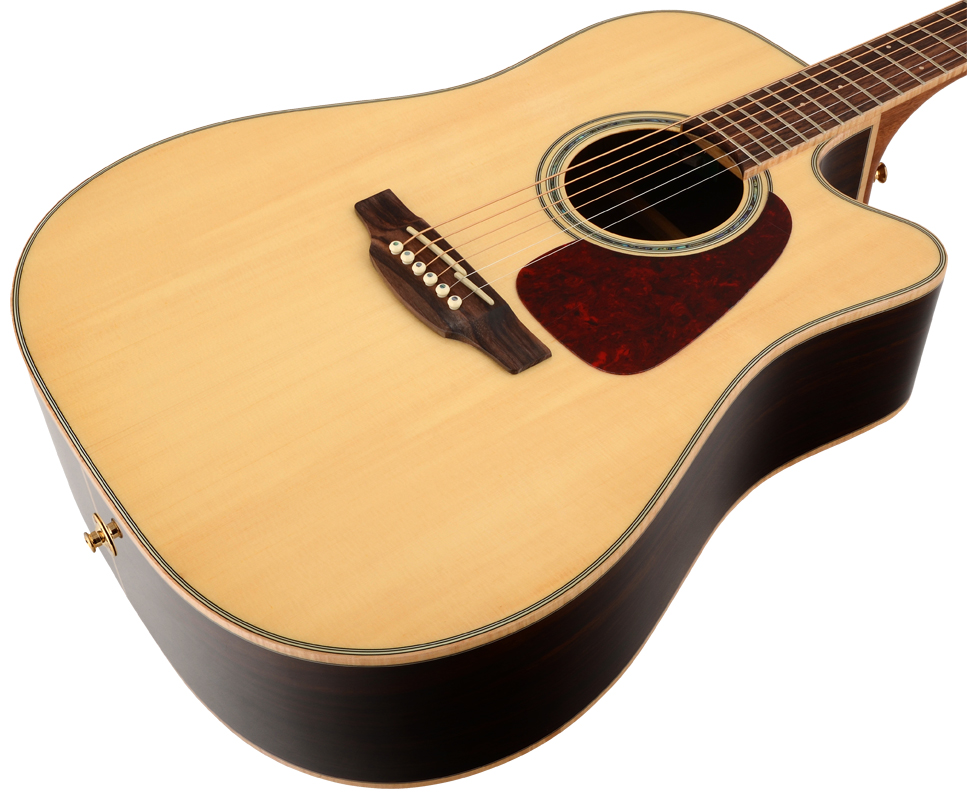 Takamine Gd71ce-nat Dreadnought Cw Epicea Palissandre - Natural Gloss - Elektroakustische Gitarre - Variation 2