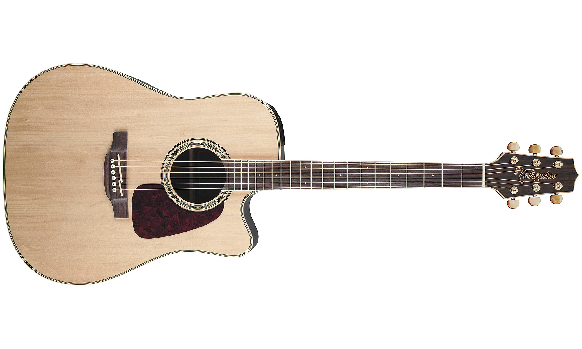 Takamine Gd71ce-nat Dreadnought Cw Epicea Palissandre - Natural Gloss - Elektroakustische Gitarre - Variation 4