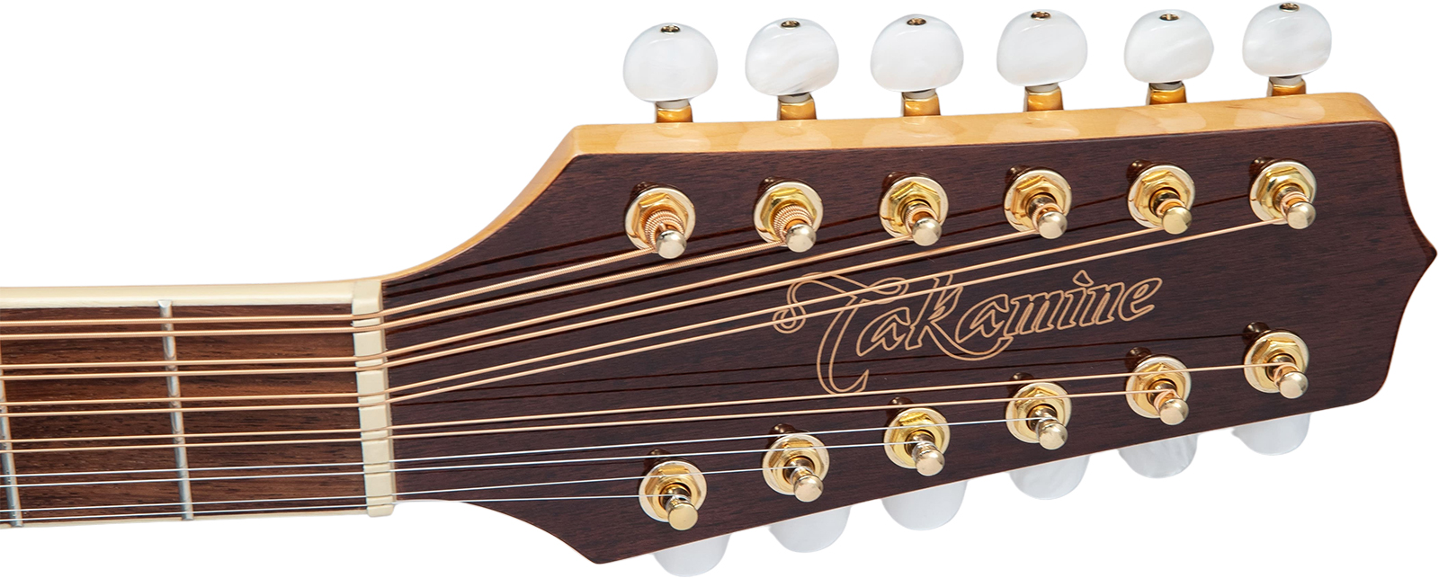 Takamine Gd74ce-12unat Dreadnought Cw 12c Epicea Erable Lau - Natural - Folk-Gitarre - Variation 2