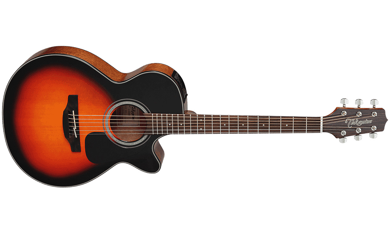 Takamine Gf30ce-bsb Fxc Grand Concert Cw Epicea Palissandre - Brown Sunburst - Elektroakustische Gitarre - Variation 1