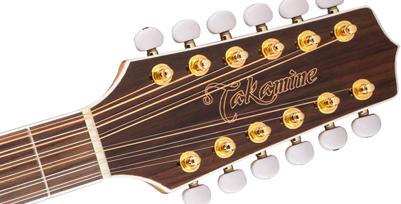 Takamine Gj72ce-12-nat Jumbo Cw 12-cordes Epicea Erable Rw - Natural Gloss - Elektroakustische Gitarre - Variation 3