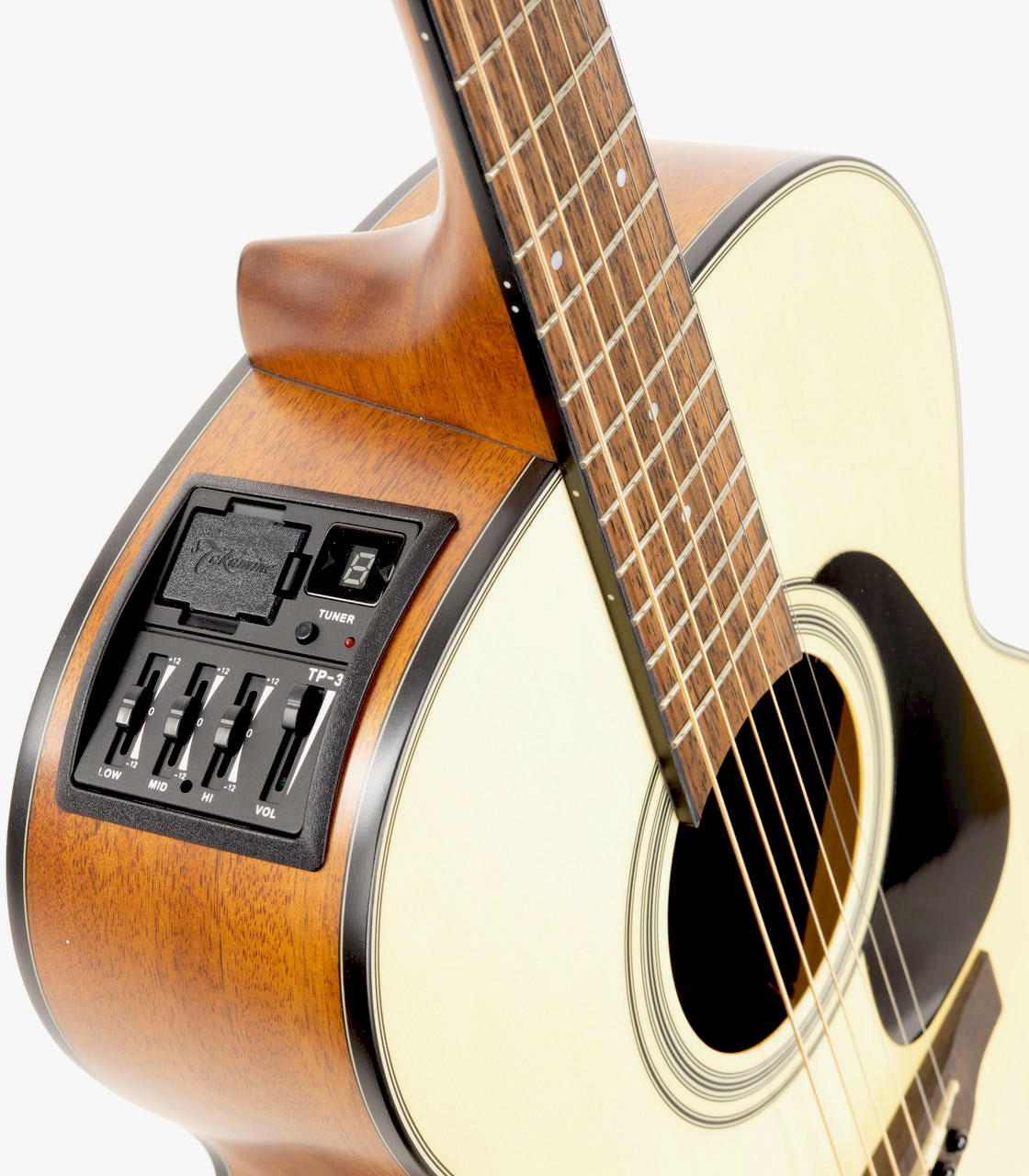 Takamine Gln12e Ns Nex Epicea Acajou Jat - Natural Satin - Westerngitarre & electro - Variation 3