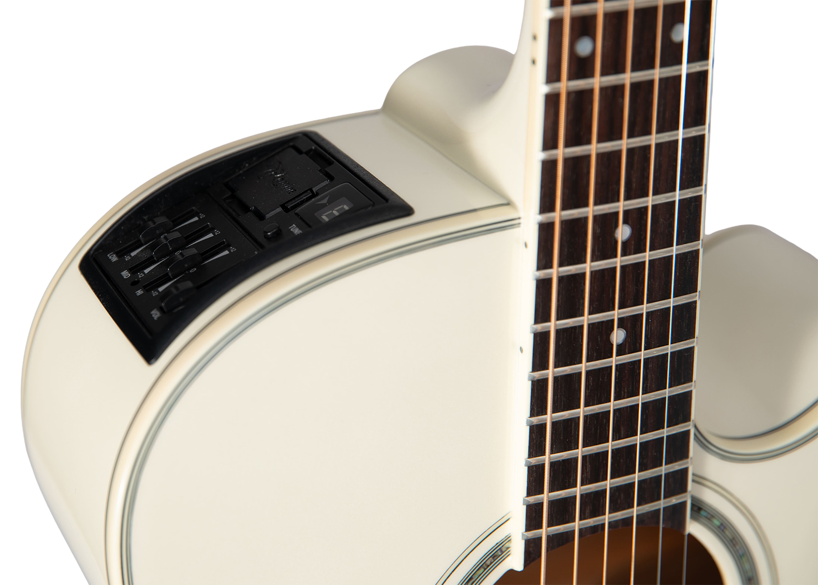 Takamine Gn37ce-pw Nex Grand Auditorium Cw Epicea Acajou Rw - Pearl White - Folk-Gitarre - Variation 2
