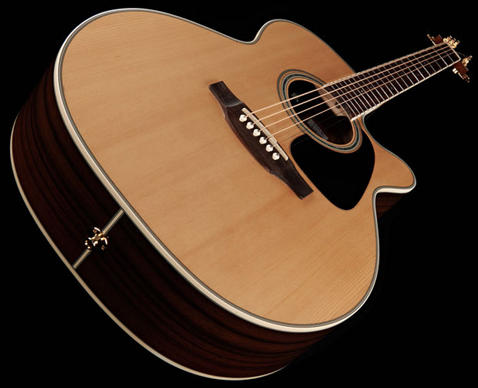 Takamine Gn51celh Nat Nex Cw Gaucher Epicea Palissandre Rw - Natural - Linkshändige Folkgitarre - Variation 2