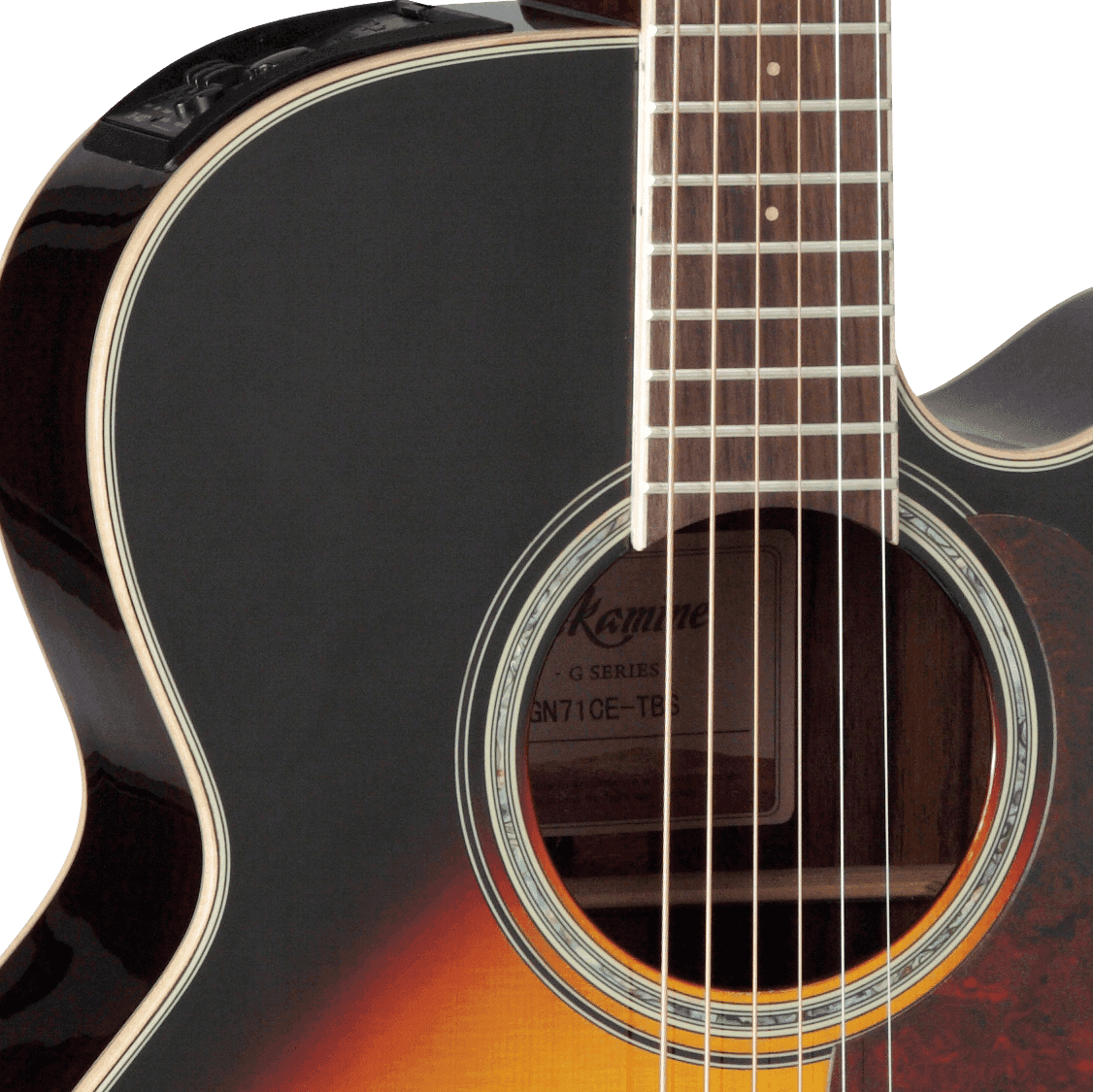 Takamine Gn71ce-bsb Nex Grand Auditorium Cw Epicea Palissandre - Brown Sunburst - Elektroakustische Gitarre - Variation 2