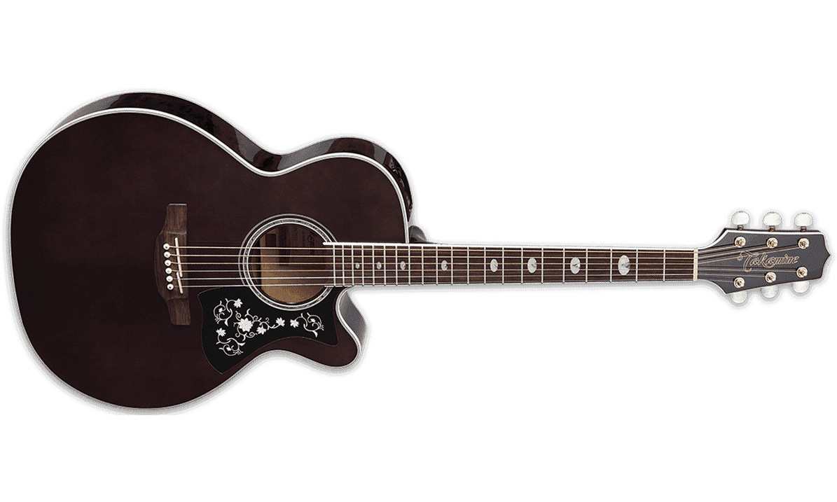 Takamine Gn75ce-tbk Nex Mini-jumbo Cw Epicea Erable - Transparent Black - Elektroakustische Gitarre - Variation 1