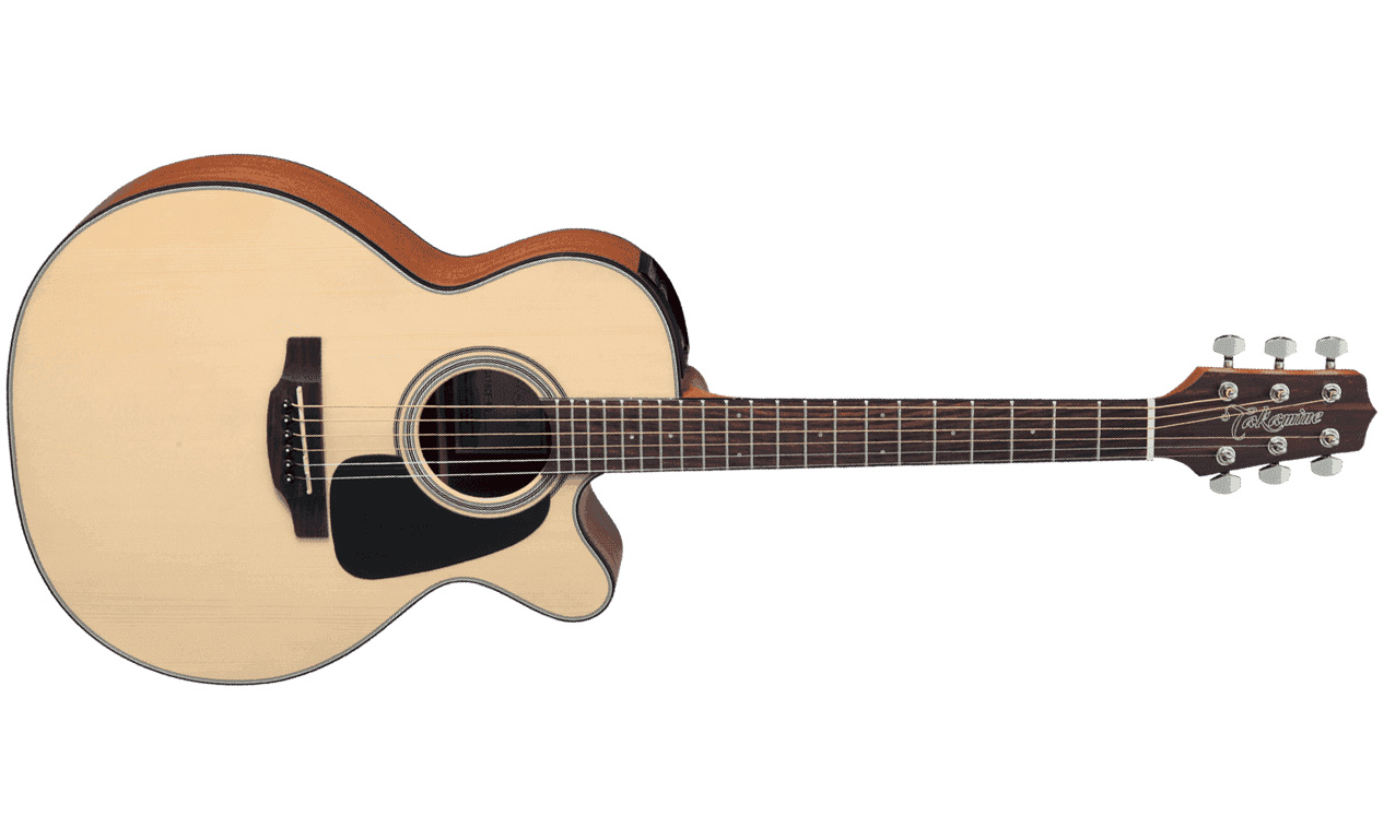 Takamine Gx18ce-ns Nex 3/4 Cw Epicea Acajou - Natural - Elektroakustische Gitarre - Variation 1