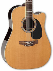 Folk-gitarre Takamine EF400SC TT Japan - Natural