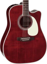 Folk-gitarre Takamine John Jorgenson JJ325SRC Japan - Red satin gloss