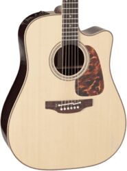 Folk-gitarre Takamine P7DC Pro Japan - Natural