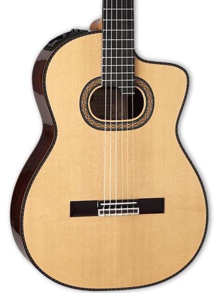 Konzertgitarren 4/4 Takamine DH90 Hirade Japan - Natural