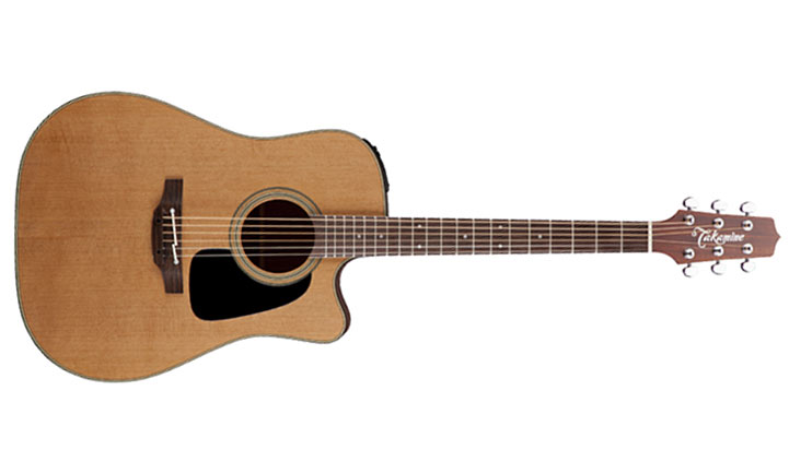 Takamine P1dc Pro Series Japan Dreadnought Cw Cedre Sapele - Natural Gloss - Elektroakustische Gitarre - Variation 1