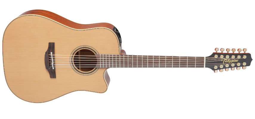 Takamine P3dc-12 Pro Jap Dreadnought Cw 12c Cedre Sapele Ct4bii - Naturel - Elektroakustische Gitarre - Variation 2