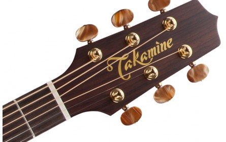 Takamine P3dc Pro Japan Dreadnought Cw Cedre Sapele - Naturel Satin - Elektroakustische Gitarre - Variation 3