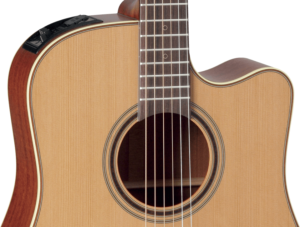 Takamine P3dc Pro Japan Dreadnought Cw Cedre Sapele - Naturel Satin - Elektroakustische Gitarre - Variation 5