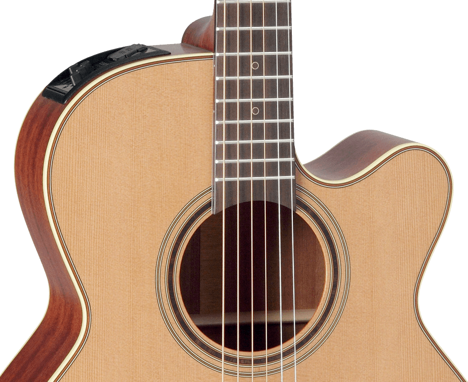 Takamine P3nc Pro Japan Nex Mini Jumbo Cw - Natural Gloss Top - Elektroakustische Gitarre - Variation 2