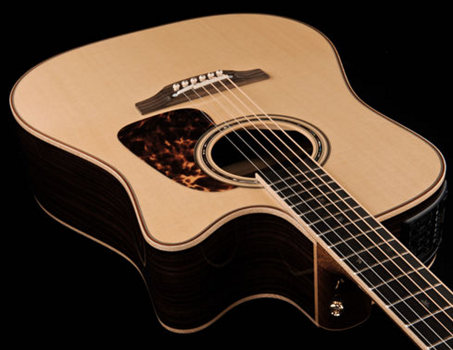 Takamine P7dc Pro Japan Dreadnought Cw Epicea Palissandre Ctp-3 - Natural - Elektroakustische Gitarre - Variation 2