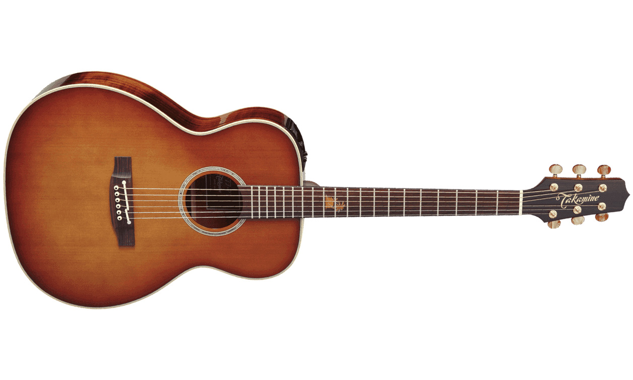 Takamine Tf77-pt Legacy Japan Orchestra Model Cedre Koa Ctp-3 - Sunsetburst - Elektroakustische Gitarre - Variation 7
