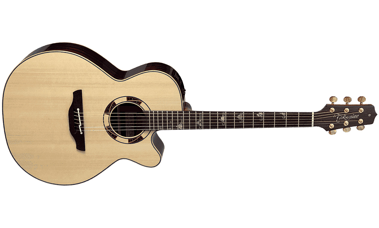 Takamine Tsf48c Legacy Nex Grand Auditorium Cw Epicea Palissandre Ctp-3 - Natural - Elektroakustische Gitarre - Variation 1