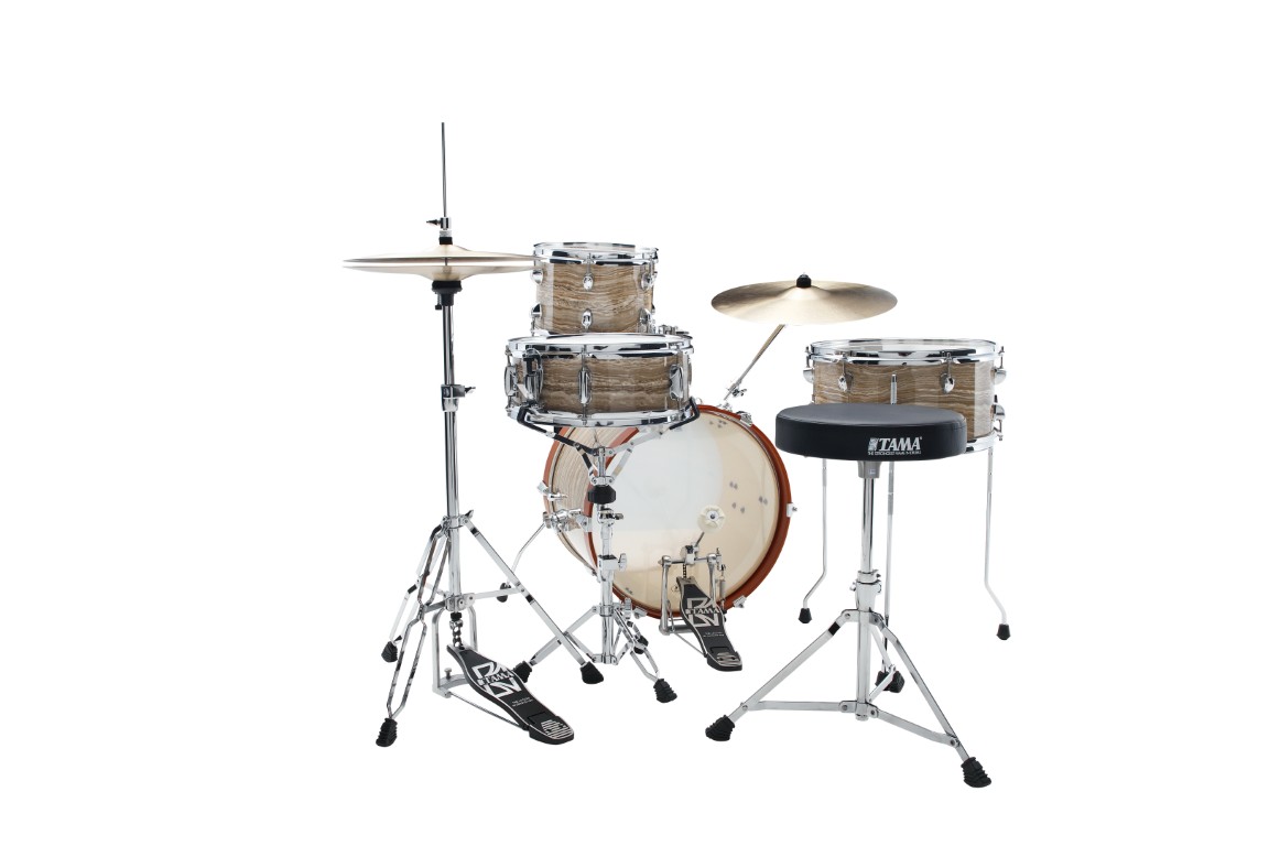 Tama Club-jam - 4 FÛts - Cream Marble Wrap - Jazz Akustik Schlagzeug - Variation 5